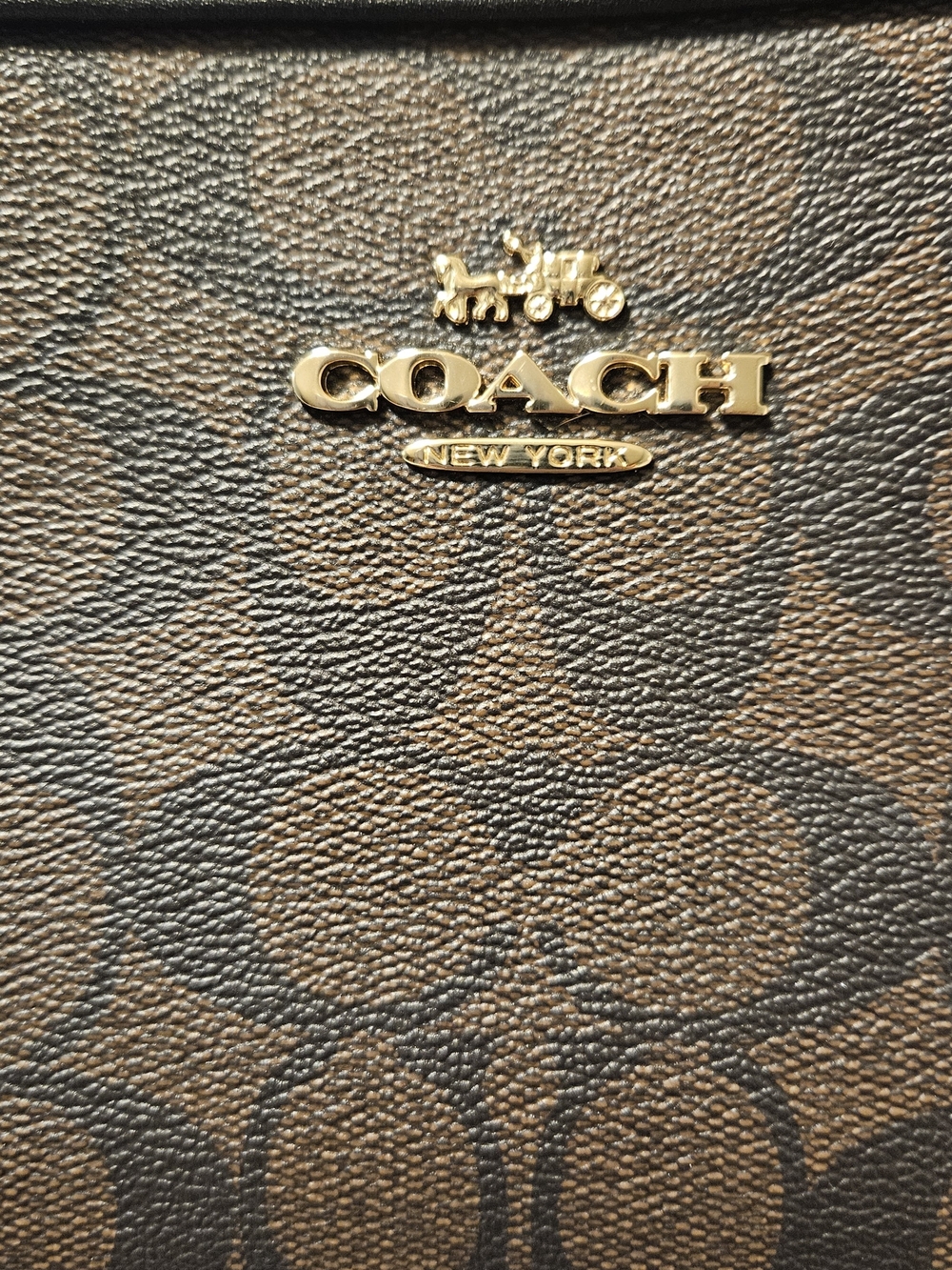Coach Black Signature Small Crossbody Bag - Picture 4 of 8